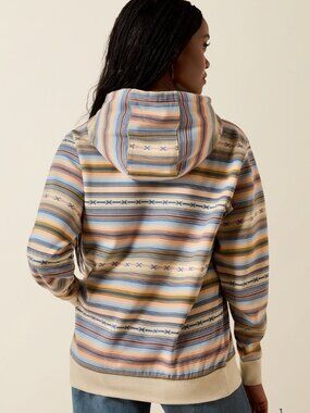 Ariat Beige Logo Hoodie Women’s Pullover Sweatshirt NWOT | W9B16/17/18/37